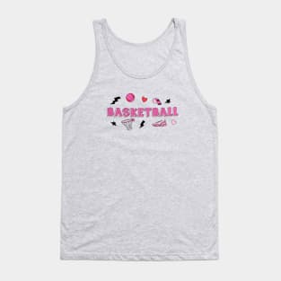 Pink Celebration of Basketball Tank Top